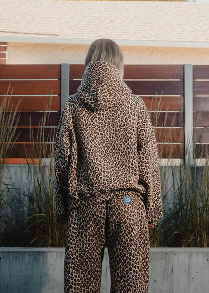 NordelWelfen cheetah print hoodie
